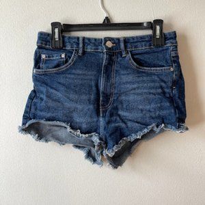 Zara Denim Jean Cut Off Shorts